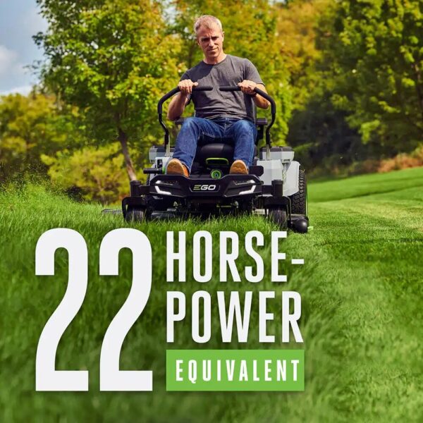 EGO POWER+ Z6 42-in 56-volt Lithium ion Electric Zero-turn riding lawn mower with ( 4 ) 10 Ah Batteries ( Charger Included ) - Image 7