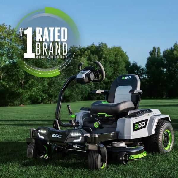 EGO POWER+ Z6 e-Steer 22 HP 42-in 56-volt Lithium ion Electric Zero-turn riding lawn mower with ( 4 ) 12 Ah Batteries ( Charger Included ) - Image 8