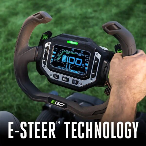 EGO POWER+ Z6 e-Steer 22 HP 42-in 56-volt Lithium ion Electric Zero-turn riding lawn mower with ( 4 ) 12 Ah Batteries ( Charger Included ) - Image 9