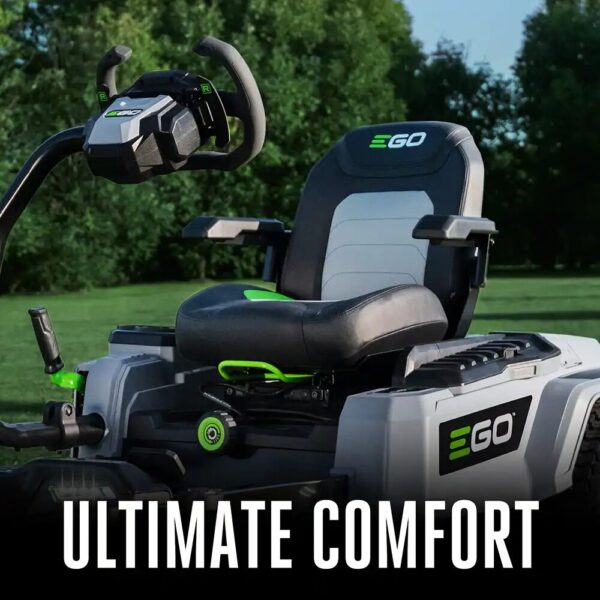 EGO POWER+ Z6 e-Steer 22 HP 42-in 56-volt Lithium ion Electric Zero-turn riding lawn mower with ( 4 ) 12 Ah Batteries ( Charger Included ) - Image 11