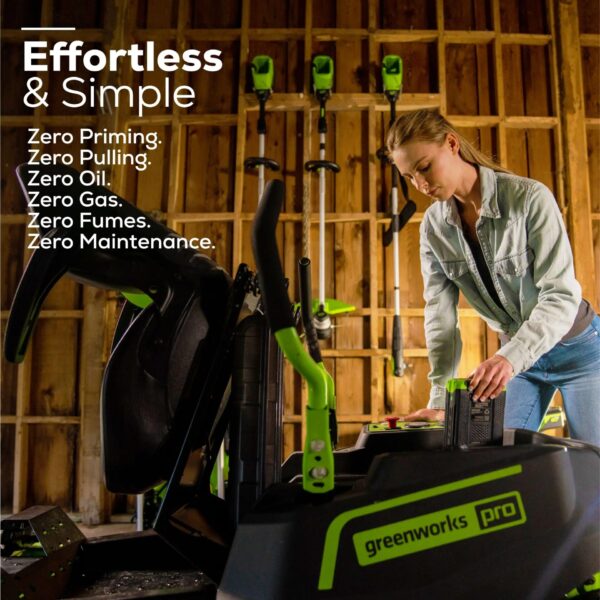 Greenworks Pro Crossover Zero Turn 42-in 24 -HP Brushless motor Battery Zero-turn Riding Lawn Mower (CARB) - Image 9
