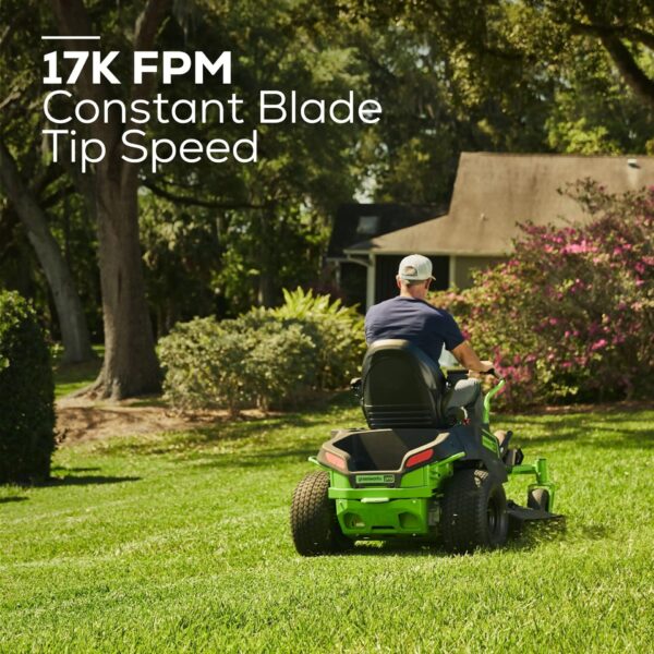 Greenworks Pro Crossover Zero Turn 42-in 24 -HP Brushless motor Battery Zero-turn Riding Lawn Mower (CARB) - Image 13