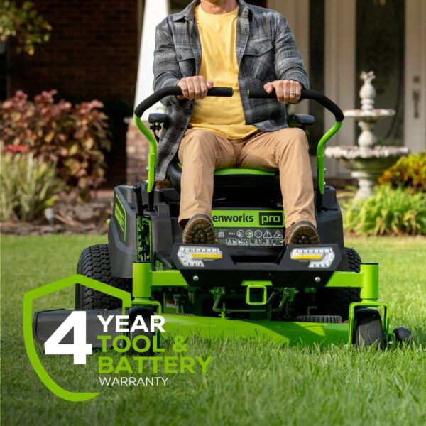 Greenworks Pro Crossover Zero Turn 42-in 24 -HP Brushless motor Battery Zero-turn Riding Lawn Mower (CARB) - Image 14