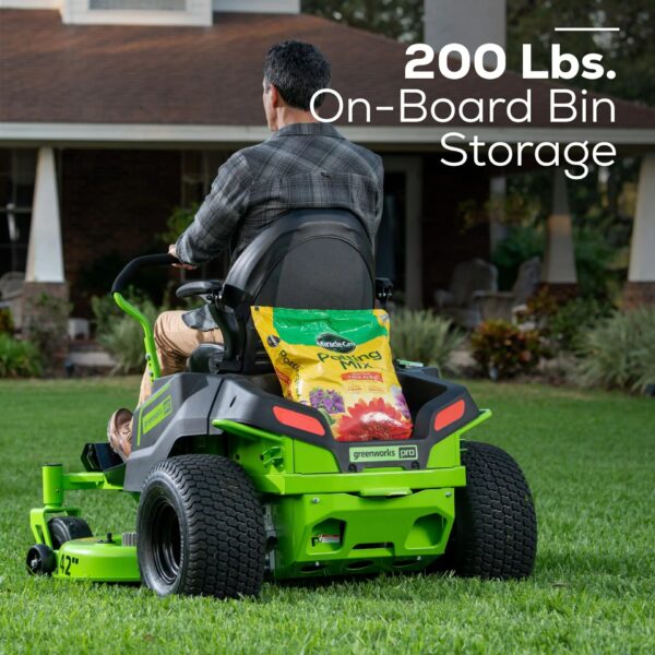 Greenworks Pro Crossover Zero Turn 42-in 24 -HP Brushless motor Battery Zero-turn Riding Lawn Mower (CARB) - Image 15