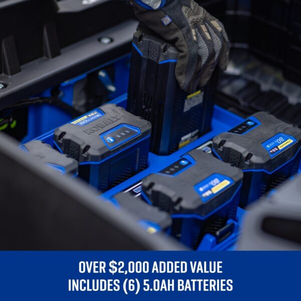 Kobalt Crossover 42-in 80-volt Lithium ion Electric Zero-turn riding lawn mower with ( 6 ) 5 Ah Batteries ( Charger Included ) - Image 7