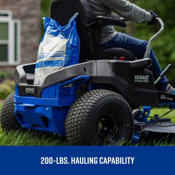 Kobalt Crossover 42-in 80-volt Lithium ion Electric Zero-turn riding lawn mower with ( 6 ) 5 Ah Batteries ( Charger Included ) - Image 10