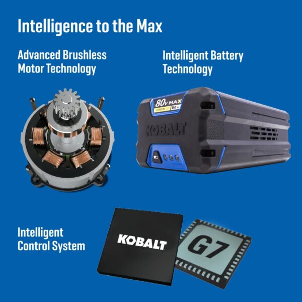 Kobalt Crossover 42-in 80-volt Lithium ion Electric Zero-turn riding lawn mower with ( 6 ) 5 Ah Batteries ( Charger Included ) - Image 15
