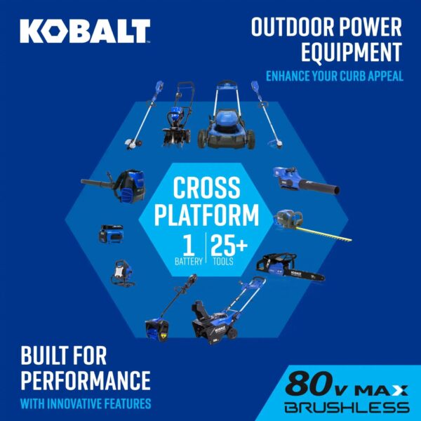 Kobalt Crossover 42-in 80-volt Lithium ion Electric Zero-turn riding lawn mower with ( 6 ) 5 Ah Batteries ( Charger Included ) - Image 16