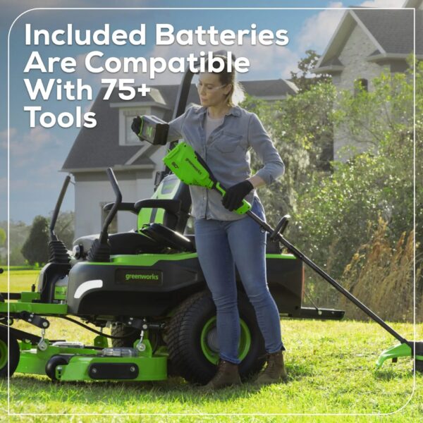 Greenworks Maximus 54-in 31 -HP Brushless motor Battery Zero-turn Riding Lawn Mower (CARB) - Image 17