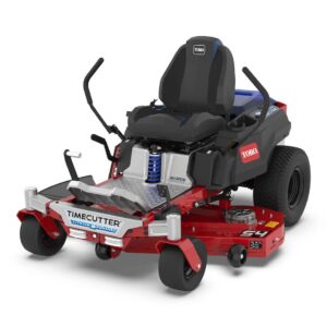 Toro eTimeCutter MyRIDE 54-in 60-volt Lithium ion Electric Zero-turn riding lawn mower with ( 6 ) 10 Ah Batteries ( Charger Included )