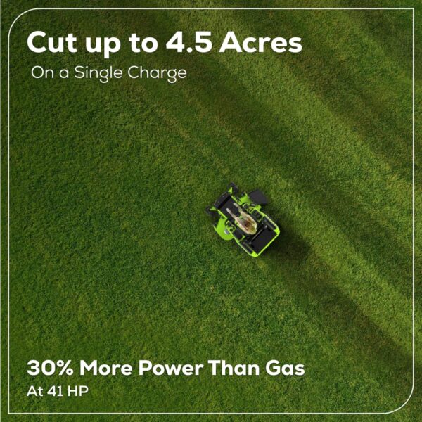 Greenworks Maximus 60-in 40 -HP Brushless motor Battery Zero-turn Riding Lawn Mower (CARB) - Image 7