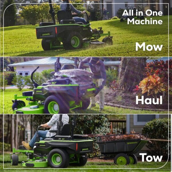 Greenworks Maximus 54-in 31 -HP Brushless motor Battery Zero-turn Riding Lawn Mower (CARB) - Image 10