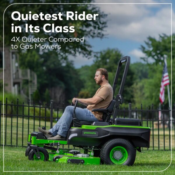 Greenworks Maximus 54-in 31 -HP Brushless motor Battery Zero-turn Riding Lawn Mower (CARB) - Image 13
