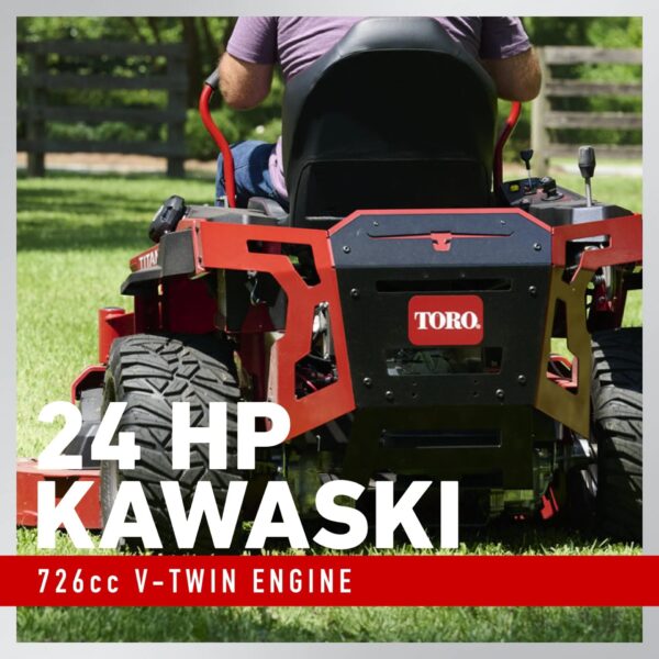 Toro Titan 60-in 24 -HP V-twin Gas Zero-turn Riding Lawn Mower - Image 11
