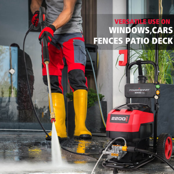 2200PSI 1.2GPM Electric Pressure Washer DB1001 - Image 5
