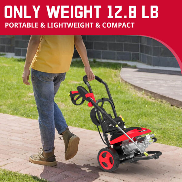 2600PSI 1.2GPM Electric Pressure Washer DB1002 - Image 3