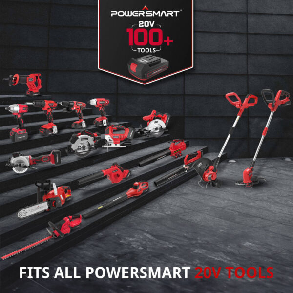 450CFM Cordless Leaf Blower w/ Two 20V Battery and Charger DB2201B - Image 7