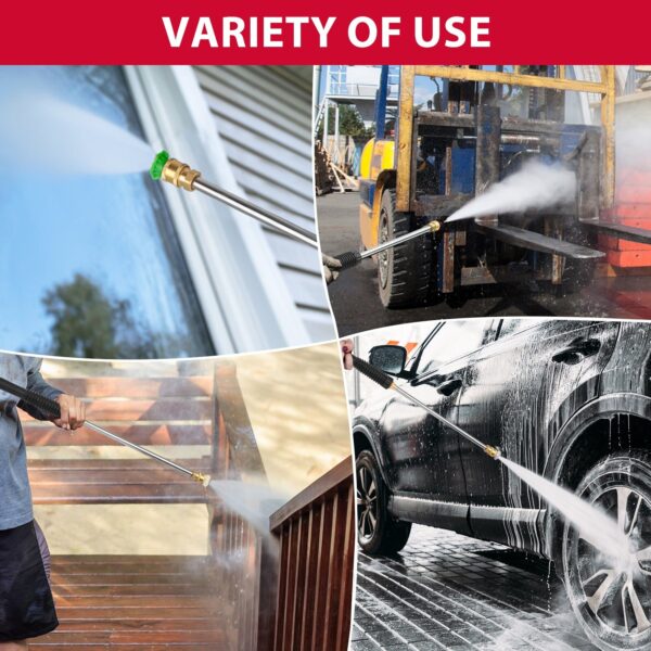 3400PSI 2.5GPM 201cc Gas Pressure Washer DL1034A - Image 8