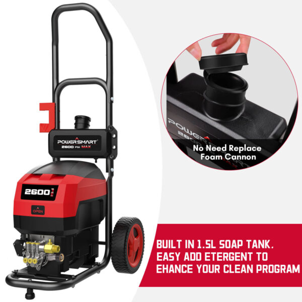 80V 2600PSI 1.2 GPM Cordless Pressure Washer HB2840 - Image 6