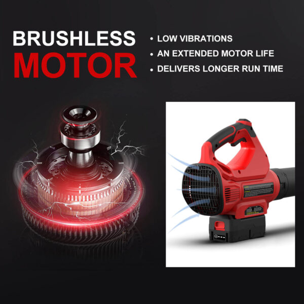 450CFM Cordless Leaf Blower w/ 40V 4.0Ah Battery and Charger MB2450A - Image 4