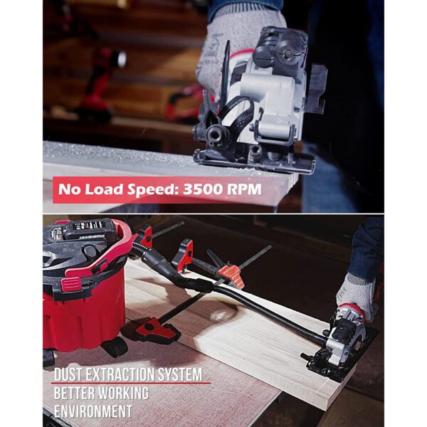 5.8Amp 4.5" Circular Saw w/ Laser Guide PS4006 - Image 5