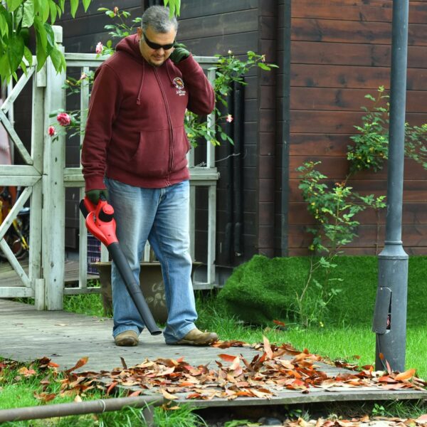20V 120CFM Cordless Leaf Blower w/ Two Batteries & Charger PS76101A-2B - Image 9