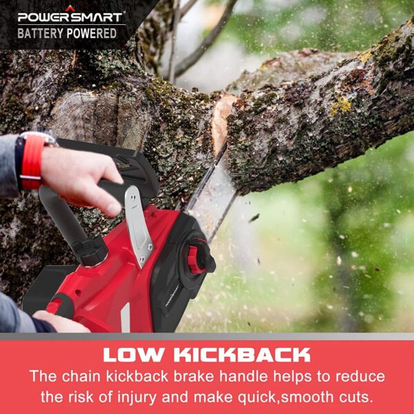 20V 12" Cordless Chainsaw w/ Battery & Charger PS76122A - Image 4