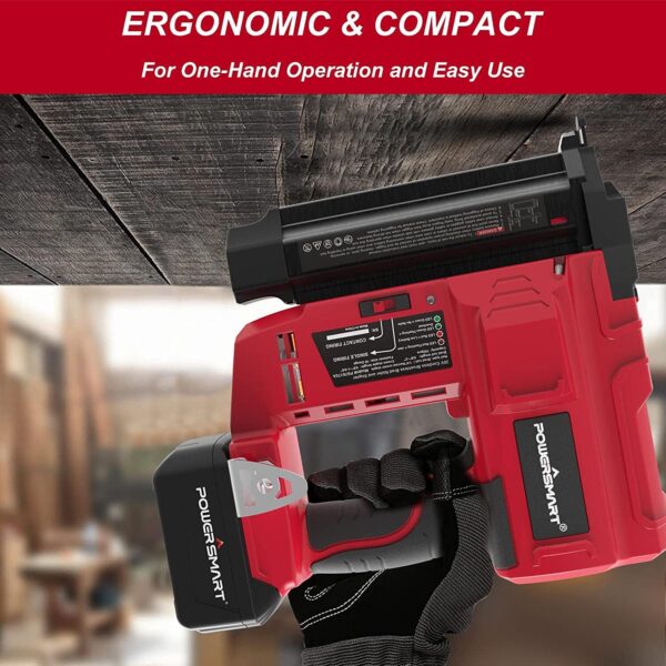 20V 18'' Gauge Cordless Nail Gun with 4.0Ah Lithium-Ion Battery and Charger PS76170A - Image 4