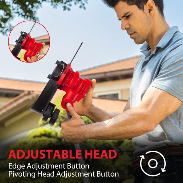40V String Trimmer & Edger + 40V Leaf Blower Combo Kit with 4.0Ah Battery PS76500C - Image 5