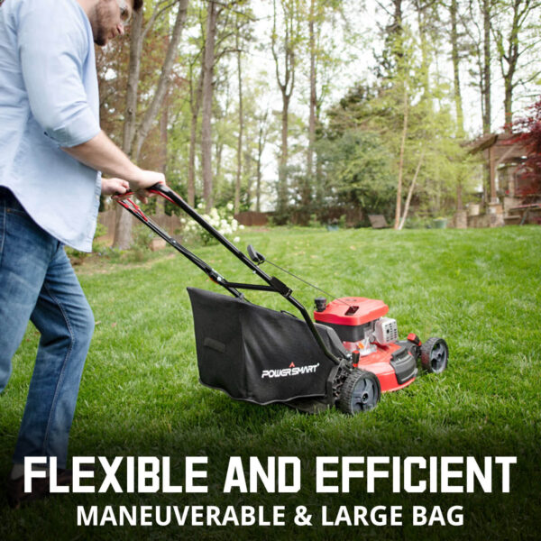 21" 170cc Gas Push Lawn Mower Red DB2194PR - Image 7
