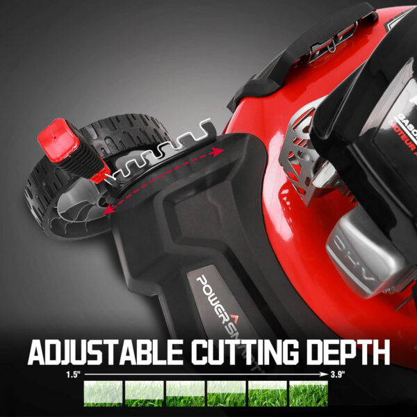 21" 144cc Gas Push Lawn Mower Red ,Oil included DB2321PR - Image 6
