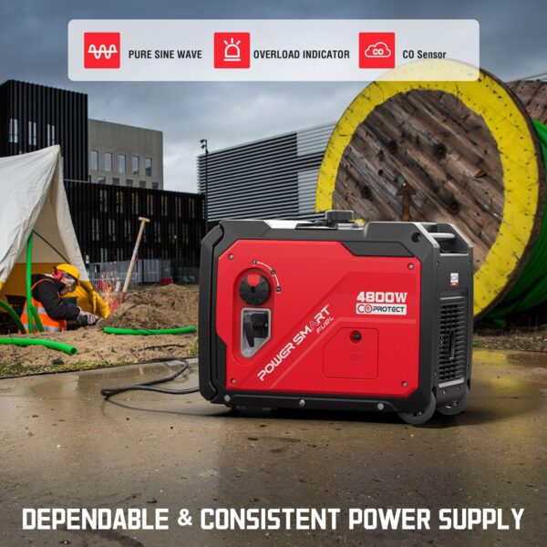 4800W Inverter Generator w/ CO Alert PS5046CE - Image 6