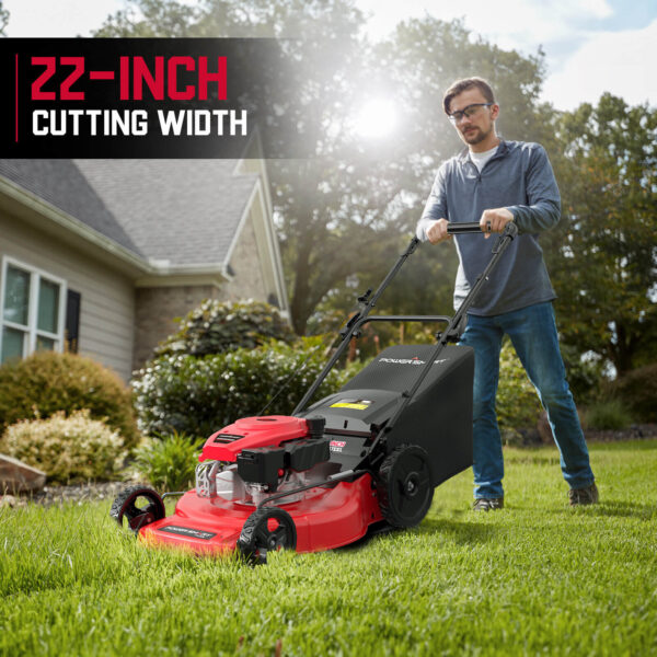 22" 170cc Gas Self-Propelled 3-in-1 Lawn Mower V8622S1 - Image 5
