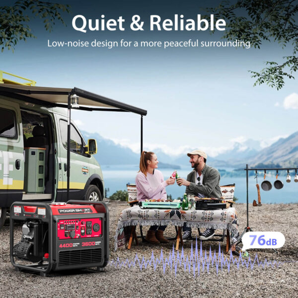 4400W Open Frame Inverter Generator w/ CO Alert DL5040C - Image 6