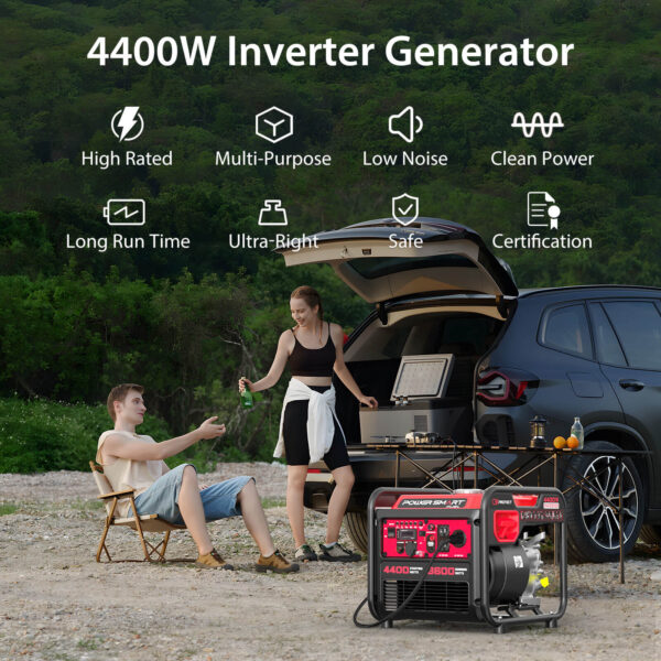 4400W Open Frame Inverter Generator w/ CO Alert DL5040C - Image 5