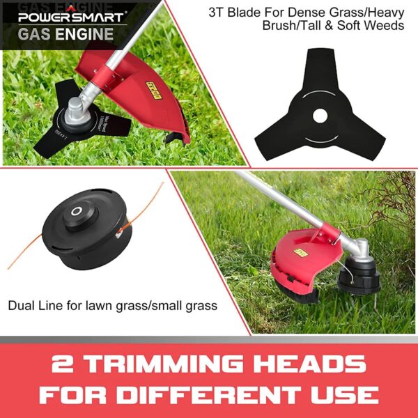 25.4cc 16" Gas String Trimmer & Edger PS4532 - Image 2