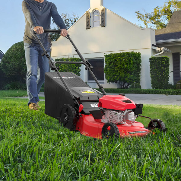 22" 170cc Gas Self-Propelled 3-in-1 Lawn Mower V8622S1 - Image 7