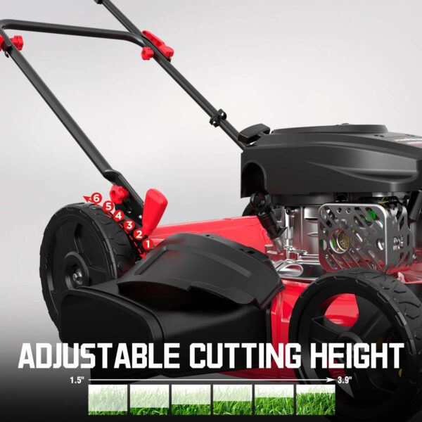 21'' 144cc Gas Push 2-in-1 Lawn Mower V8721C - Image 5