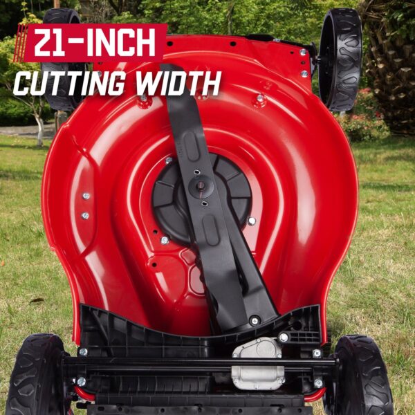 21" 140cc Gas Push Lawn Mower w/ B&S 550EX Engine B8721P - Image 7