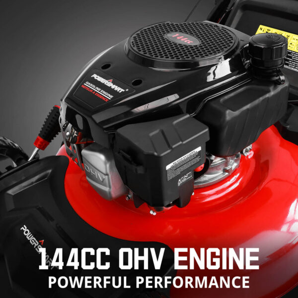 21" 144cc Gas Push Lawn Mower Red ,Oil included DB2321PR - Image 3