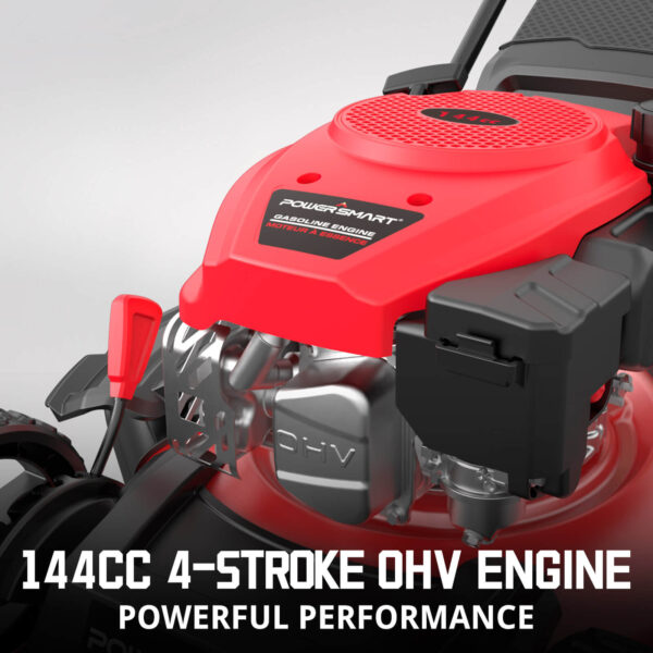 17" 144cc Gas Push 3-in-1 Lawn Mower V8618P - Image 3