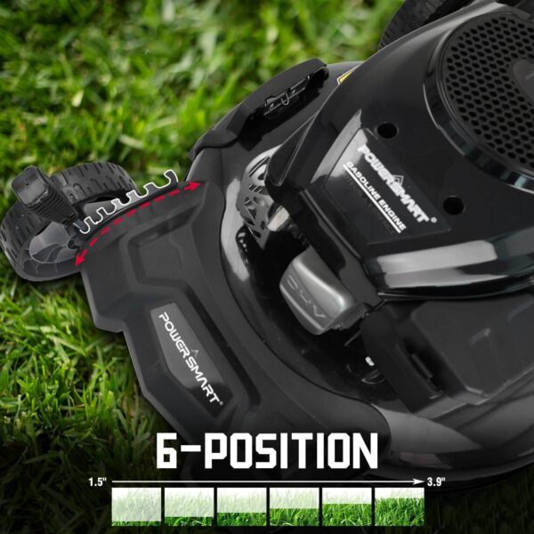 21'' 170cc Gas Push Lawn Lawn Mower Black, Oil Included DB8621PR - Image 5