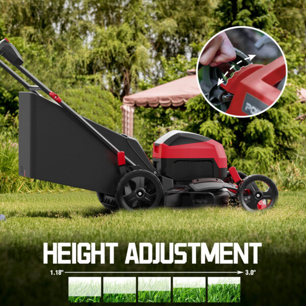 40V 17" Cordless 3-pc Combo Kit w/ 2*4.0Ah Battery & 2*Charger - Image 7