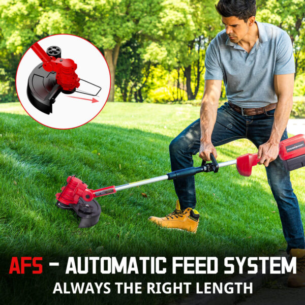 40V 13" Cordless String Trimmer Red w/ Battry & Charger DB2603RB - Image 4