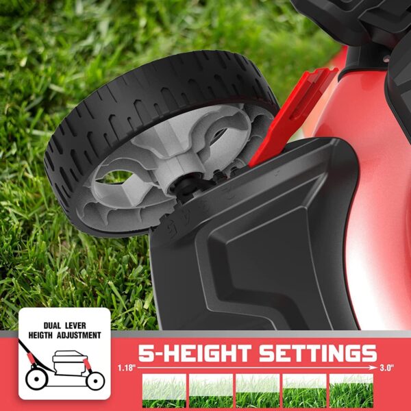 21'' 209cc Gas Push Lawn Mower Red DB2321PH - Image 6