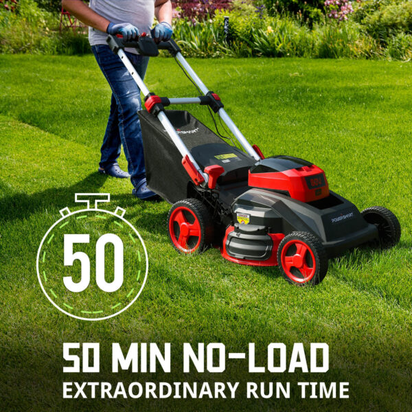 80V 26" Brushless Cordless Self-propelled Lawn Mower Red PS76826SRB - Image 6
