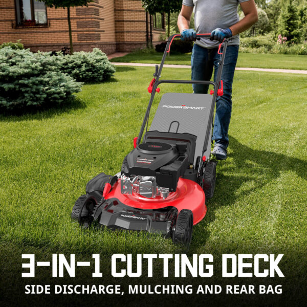 21" 144cc Gas Push 3-in-1 Lawn Mower DV8621P - Image 6