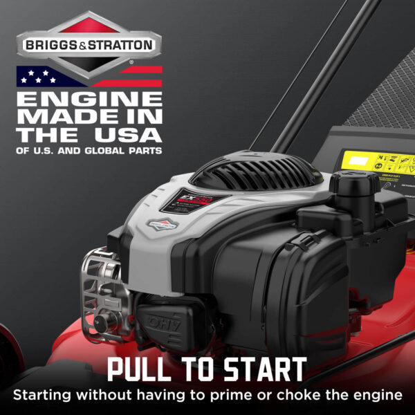 21" 140cc Gas Push Lawn Mower w/ B&S 550EX Engine B8721P - Image 4