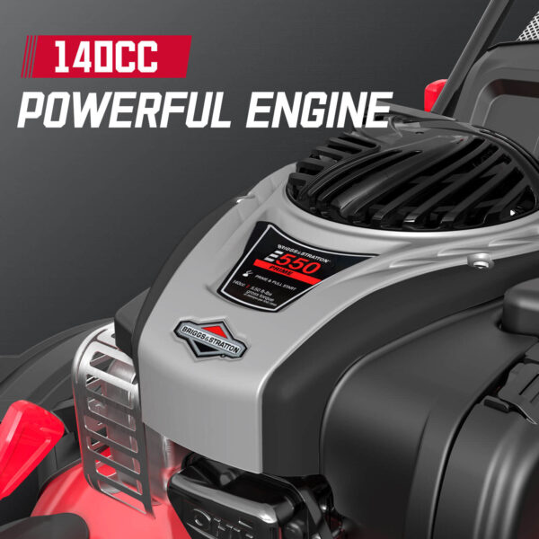 21" 140cc Gas Self-Propelled Lawn Mower with B&S Engine HB8622S - Image 6