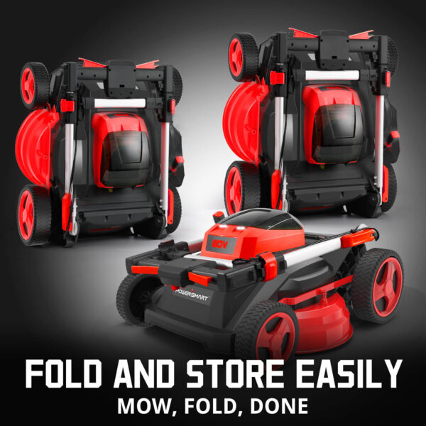 80V 26" Brushless Cordless Self-propelled Lawn Mower Red PS76826SRB - Image 8
